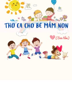 Ebook Thơ ca cho bé mầm non