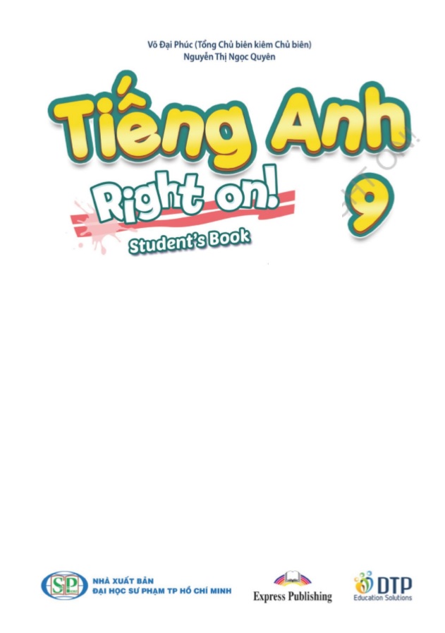 Tiếng Anh 9 Right On Student Is Book