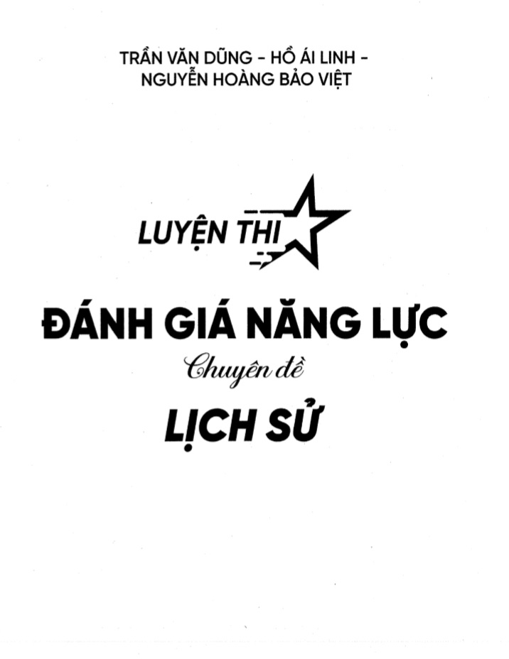 Đánh giá năng lực 2025 Chuyên Đề Lịch Sử - Team Empire